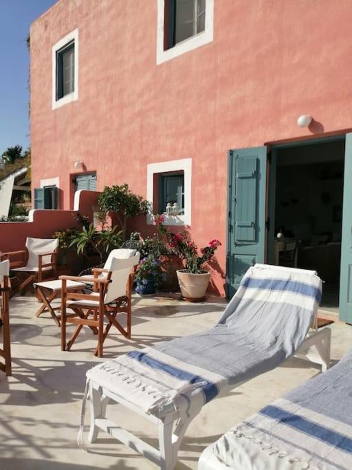Villa Casa Dei Melograni At Vourlidia Leros à Vromolithos Extérieur photo